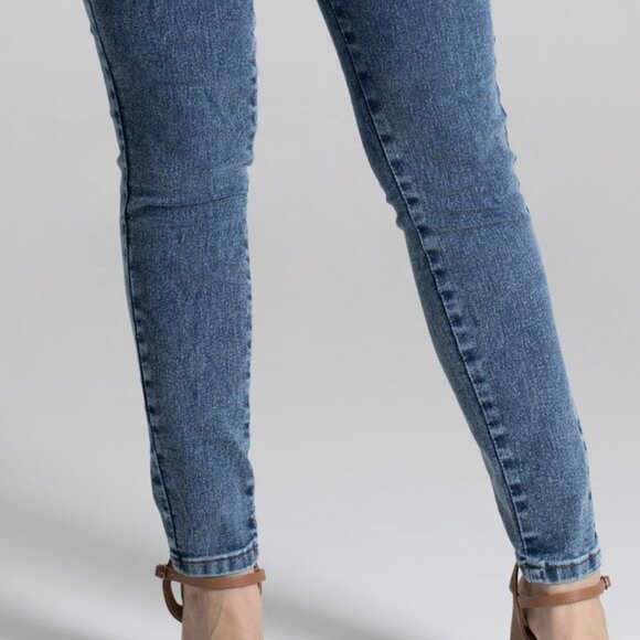 Sawary Women's Cobalt Blue Butt-Lifting Shape-Enhancing Jeans - Picture 6 of 8